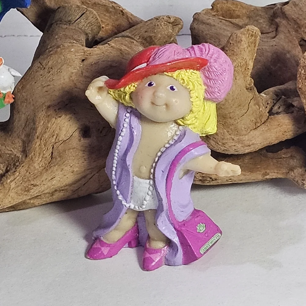 Vintage Set Of 3 Cabbage Patch Baby Figurines 1984